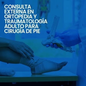 Consulta externa en ortopedia y traumatología para Cirugía de pie_2